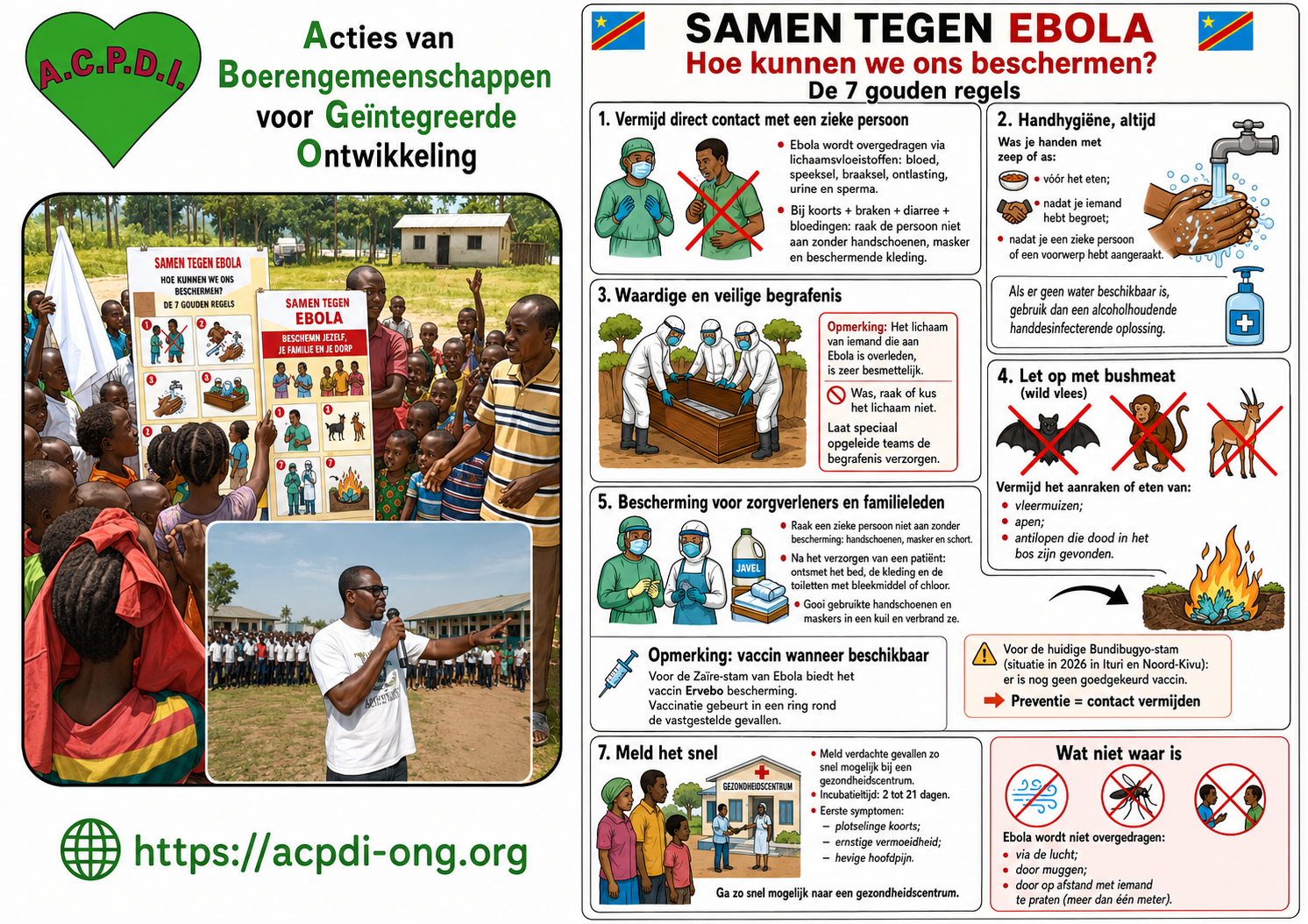 Verspreiding Ebola zeer zorgwekkend